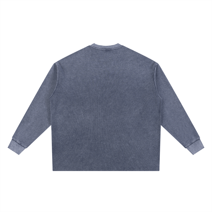 Capitaleño Mineral Wash Waffle Oversized T-Shirt