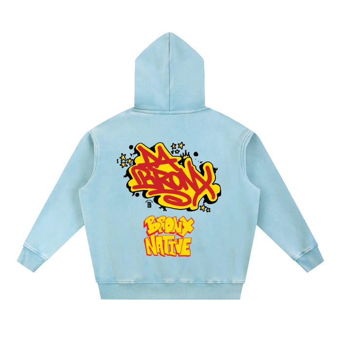 Da Bronx Snow Wash Fleece Oversize Hoodie