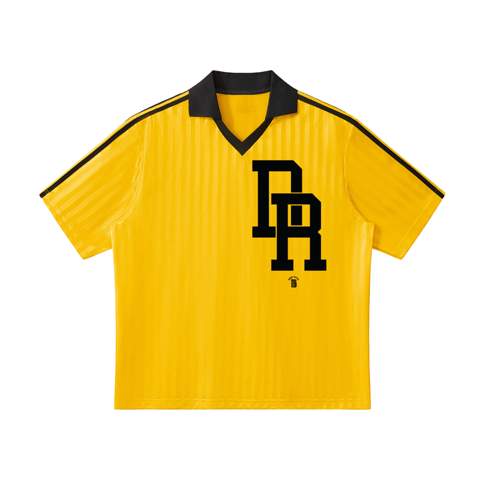 Dominican Republic Contrast Collar Soccer Jersey by Bronx Native