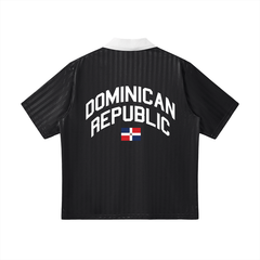 Dominican Republic Striped Soccer Jersey by Bronx Native