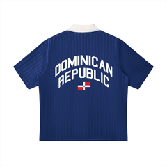 Dominican Republic Striped Soccer Jersey by Bronx Native