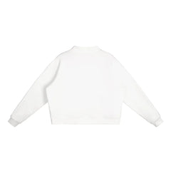 DR Flag Essential Fleece Mock-Neck Crew Sweatshirt (Dominican Pride)