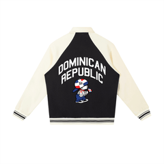 DR Independencde Contrast Raglan Sleeve Baseball Jacket