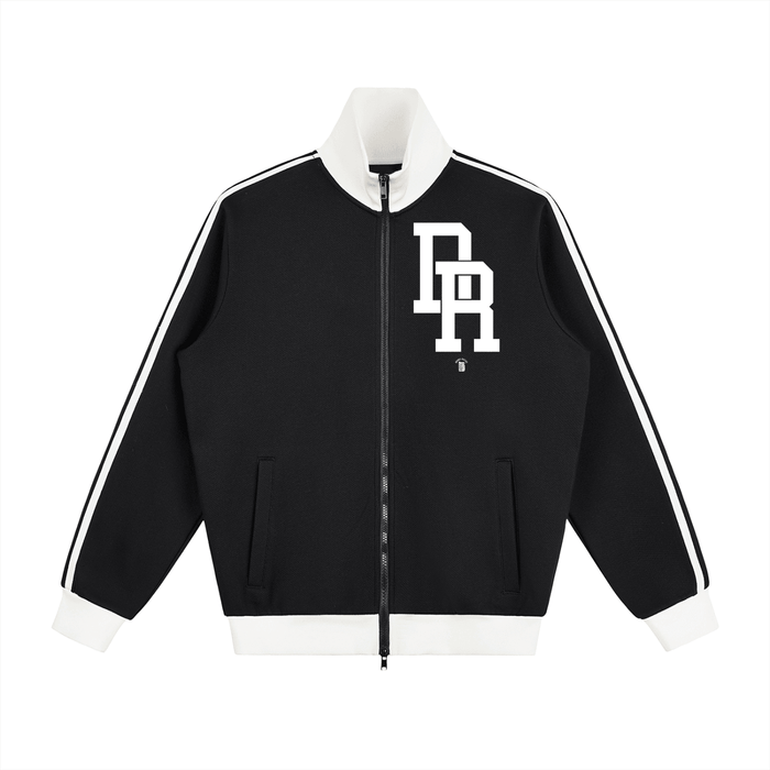 DR Independence Contrast Side Stripe Fleece Track Jacket by Bronx Native for New York summer