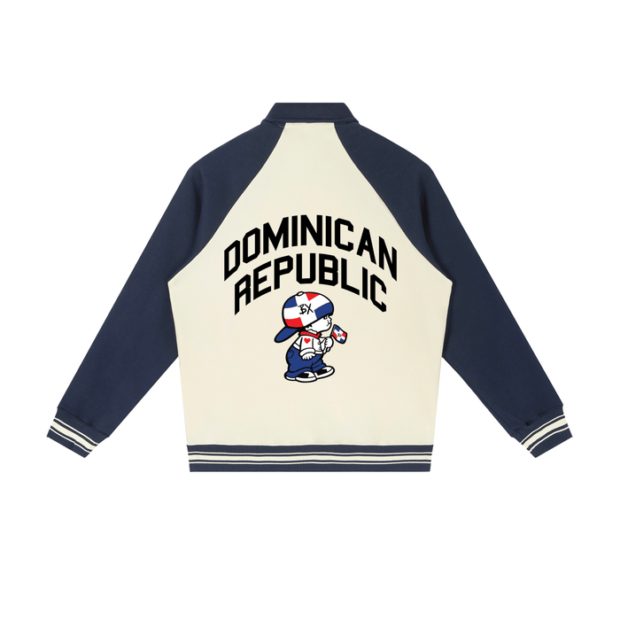 DR x Bronx Native Contrast Raglan Sleeve Baseball Jacket by Bronx Native for New York summer