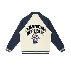 DR x Bronx Native Contrast Raglan Sleeve Baseball Jacket by Bronx Native for New York summer