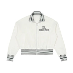 EL BRONX Bodega Dreams Striped Rib Collar Zip Jacket by Bronx Native