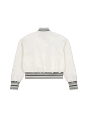 EL BRONX Bodega Dreams Striped Rib Collar Zip Jacket by Bronx Native