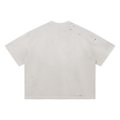 El Malo Del Bronx Vintage Washed Distressed Boxy Oversized T-Shirt by Bronx Native for New York summer