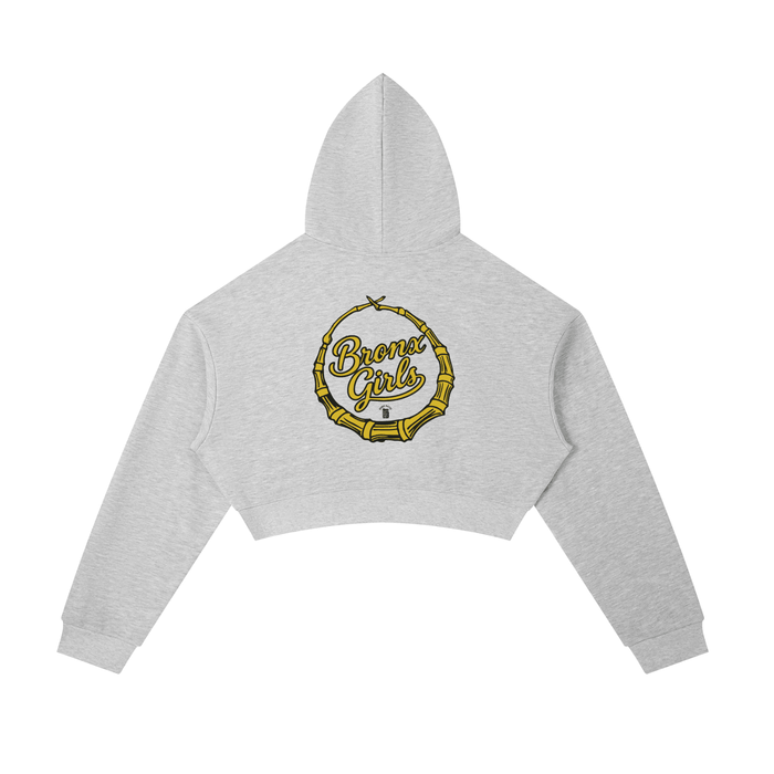 Essential Cropped Zip-Up Hoodie