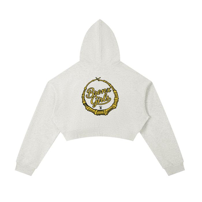 Essential Cropped Zip-Up Hoodie