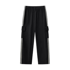 Have a Bronx Day Side Stripe Straight-Leg Pants