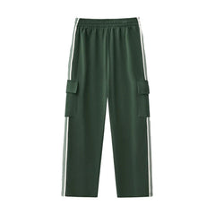 Have a Bronx Day Side Stripe Straight-Leg Pants