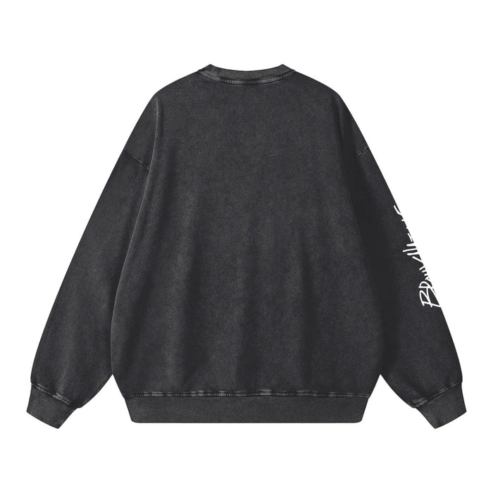 Have a Bronx Day Snow Washed Oversized Sweatshirt
