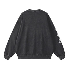 Have a Bronx Day Snow Washed Oversized Sweatshirt