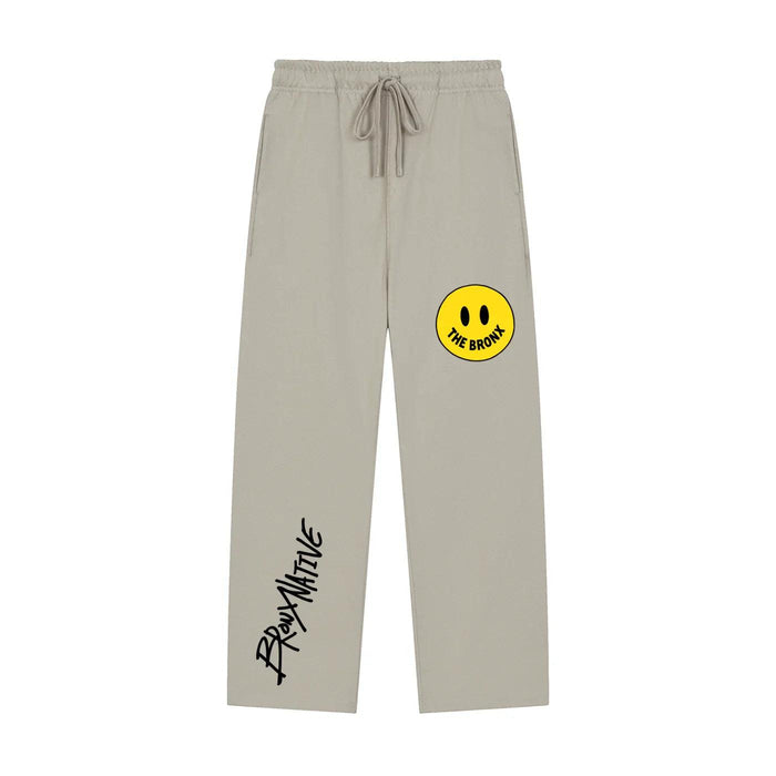 Have a Bronx Day Solid Color Straight-Leg Sweatpants