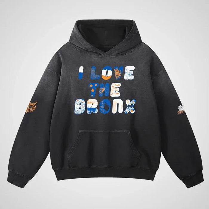 I L🧡💙VE The Bronx Heavy Oversized Hoodie