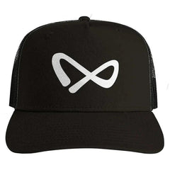 Infinite Black Mesh Stock Contrast Trucker [Embroidered]