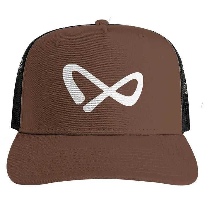 Infinite Black Mesh Stock Contrast Trucker [Embroidered]