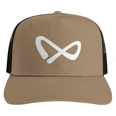 Infinite Black Mesh Stock Contrast Trucker [Embroidered]