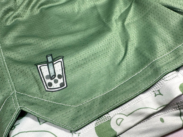 KIDS BOBA SERIES SHORTS MATCHA