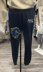 Men's Sweatpants, navy, Center of Gravity by Mecka