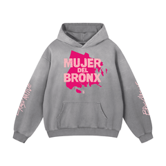 Mujer Del Bronx Heavyweight Sunfade Oversized Hoodie