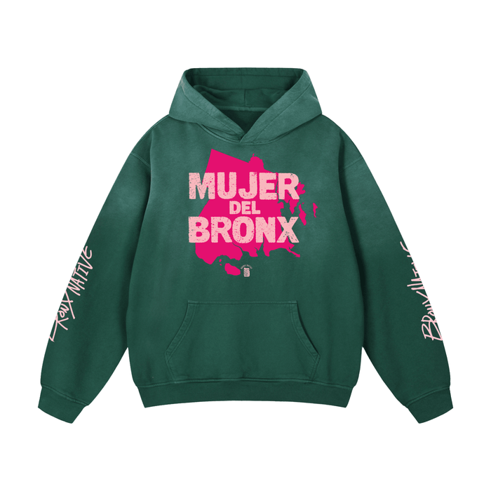 Mujer Del Bronx Heavyweight Sunfade Oversized Hoodie