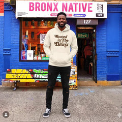 NYBG x Bronx Native Rooted In The Bronx Boombox Hoodie by Bronx Native, Rooted in The Bronx hoodies streetwear