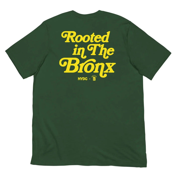 NYBG X Bronx Native Rooted In The Bronx Crate T-shirt by Bronx Native, Rooted in The Bronx t-shirts streetwear