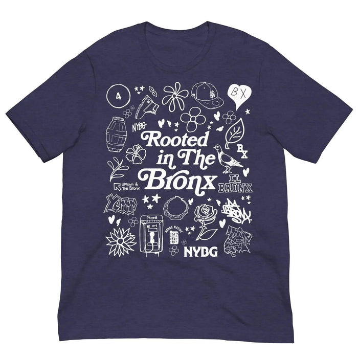 NYBG x Bronx Native Rooted In The Bronx T-Shirt by Bronx Native, Rooted in The Bronx t-shirts streetwear