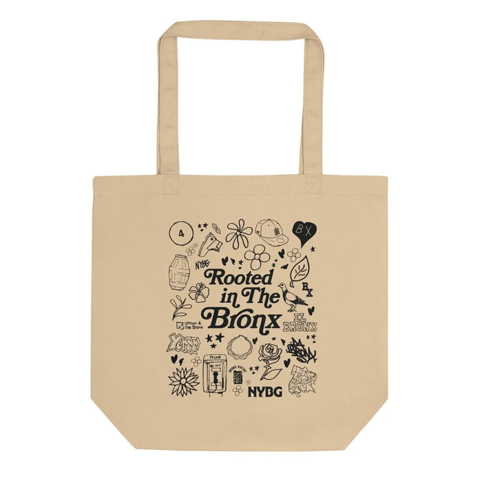 NYBG X Bronx Native Rooted In The Bronx Tote Bag 1 by Bronx Native, Rooted in The Bronx totes streetwear