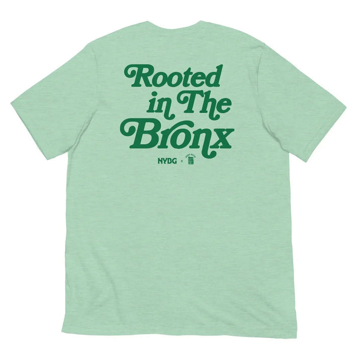 NYBG X Bronx Native Rooted In The Bronx Train T-shirt by Bronx Native, Rooted in The Bronx t-shirts streetwear