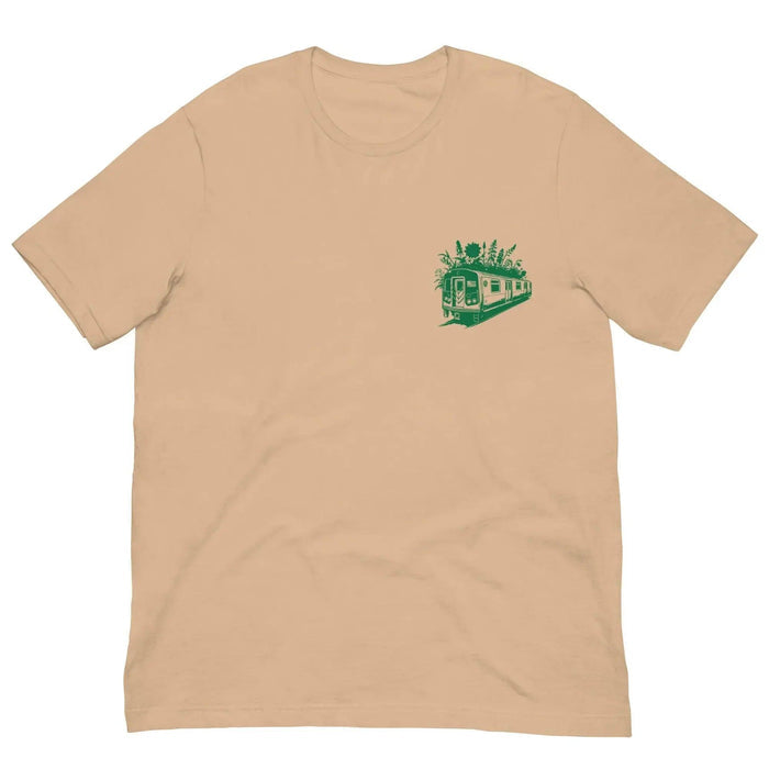 NYBG X Bronx Native Rooted In The Bronx Train T-shirt by Bronx Native, Rooted in The Bronx t-shirts streetwear