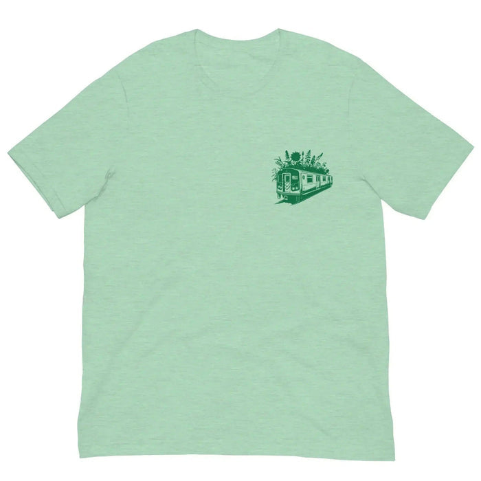 NYBG X Bronx Native Rooted In The Bronx Train T-shirt by Bronx Native, Rooted in The Bronx t-shirts streetwear