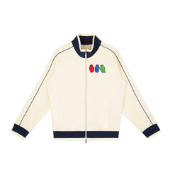 Quarter Waters Color Block Raglan Sleeve Zip Track Jacket by Bronx Native for New York summer