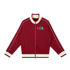 Quarter Waters Color Block Raglan Sleeve Zip Track Jacket by Bronx Native for New York summer