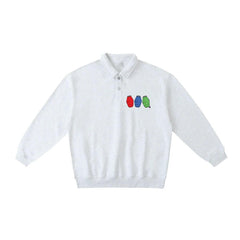 Quarter Waters Heavyweight Polo-Collar Sweatshirt