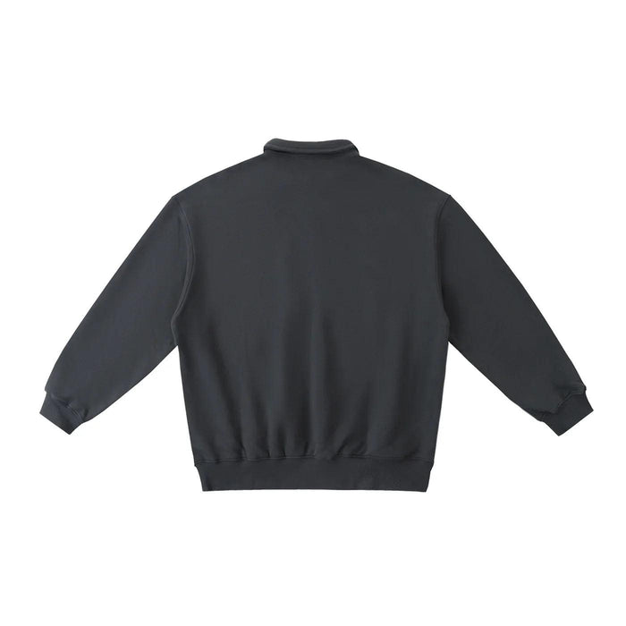 Quarter Waters Heavyweight Polo-Collar Sweatshirt