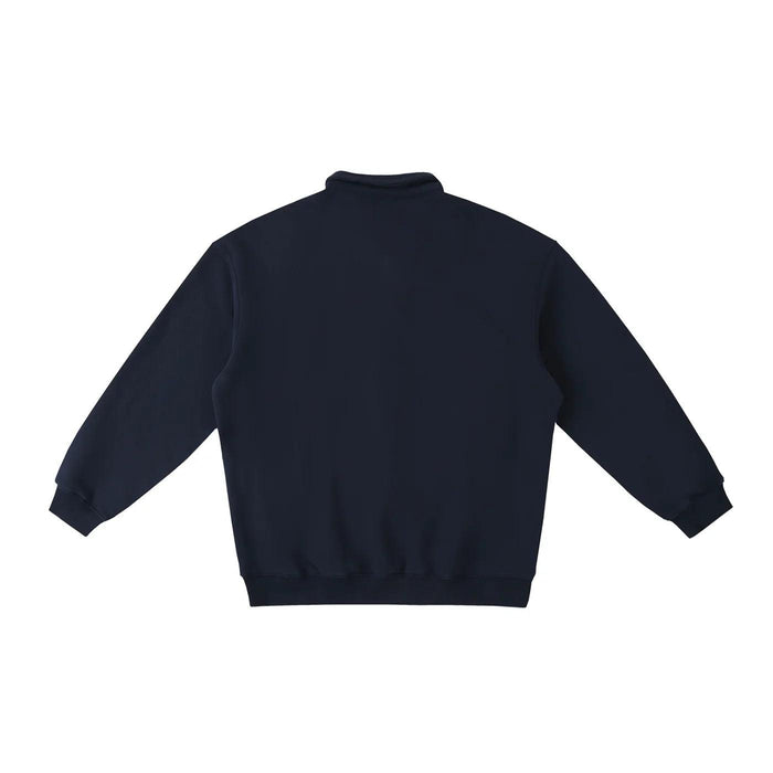 Quarter Waters Heavyweight Polo-Collar Sweatshirt
