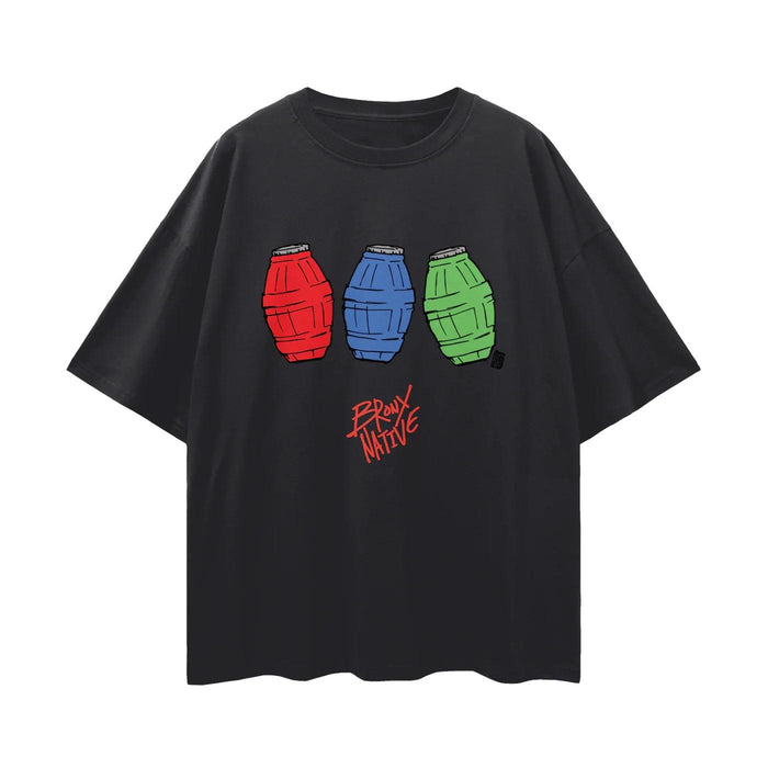 Quarter Waters Streetwear Loose Drop Shoulder T-Shirt