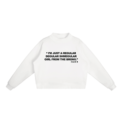 Regular Shmegular Essential Fleece Mock-Neck Crew Sweatshirt