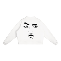 Regular Shmegular Essential Fleece Mock-Neck Crew Sweatshirt