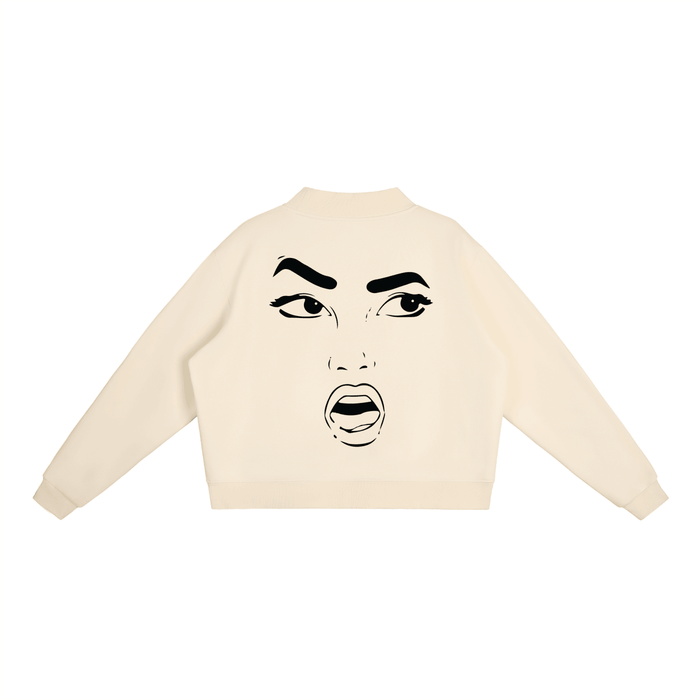 Regular Shmegular Essential Fleece Mock-Neck Crew Sweatshirt