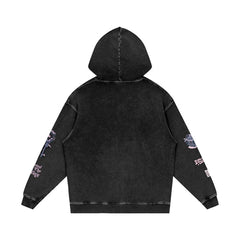 Rooted in BXNY Snow Washed Loose Cotton Hoodie