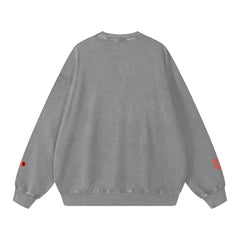Rooted in the BRNX Snow Washed Oversized Sweatshirt by Bronx Native, Rooted in The Bronx sweatshirts streetwear