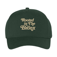 Rooted in The Bronx Five-Panel Twill Cap [Embroidered] by Bronx Native, Rooted in The Bronx hats streetwear