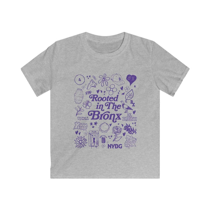 Rooted in The Bronx Kids Softstyle Tee by Bronx Native, Rooted in The Bronx t-shirts streetwear