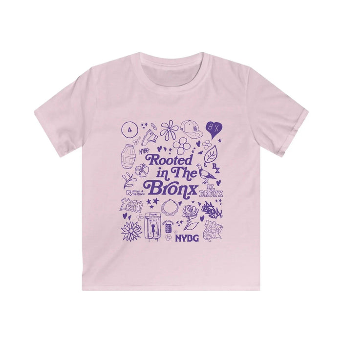 Rooted in The Bronx Kids Softstyle Tee by Bronx Native, Rooted in The Bronx t-shirts streetwear