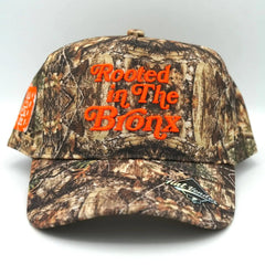 Rooted in The Bronx Snapback All Camo Orange by Bronx Native